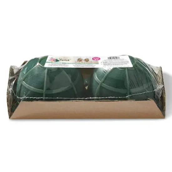 FloraCraft&reg; 2" Green Artesia WetFōM Designer Spot&trade;, 2ct. {13}