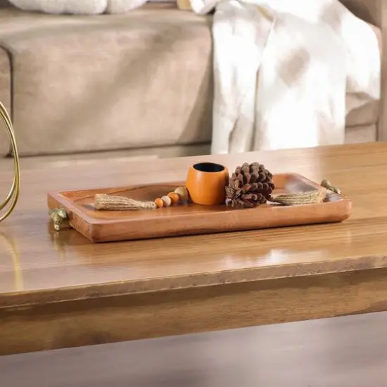 15" Wood Tabletop Tray by Ashland&reg; {3}