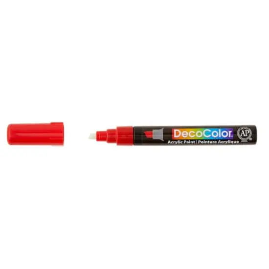 DecoColor&trade; Chisel Tip Acrylic Paint Marker Red {6}