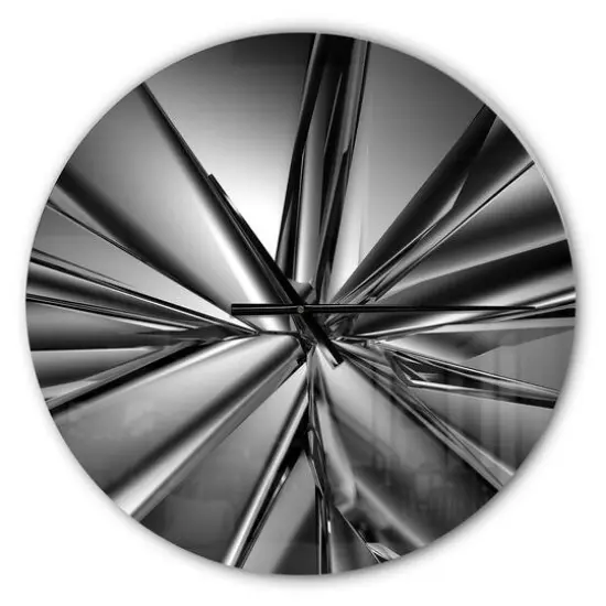 Designart 'Futuristic CrystalModern Wall Clock {1}
