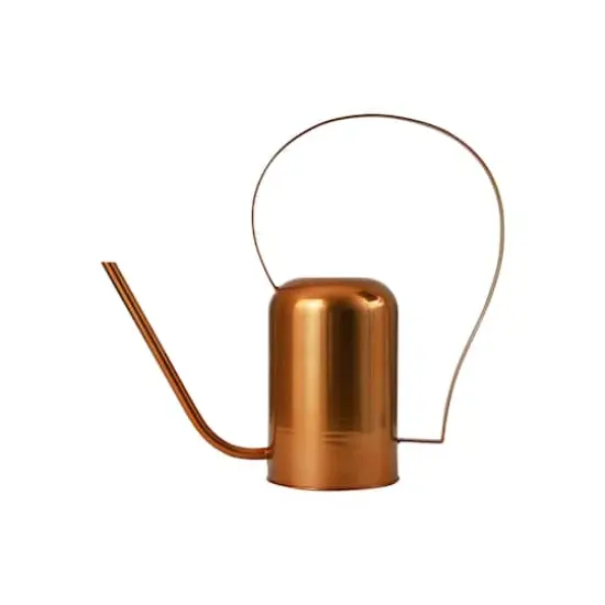 Hello Honey&reg; 18.5" Copper Modern Metal Watering Can {3}
