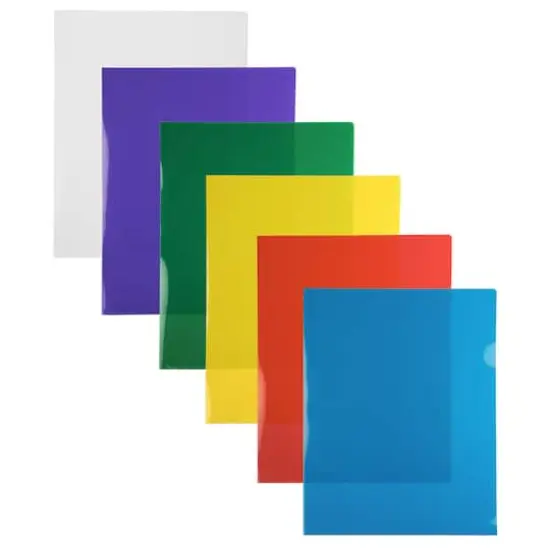 JAM Paper 9" x 11.5" Plastic Sleeve Page Protectors, 12ct. {3}