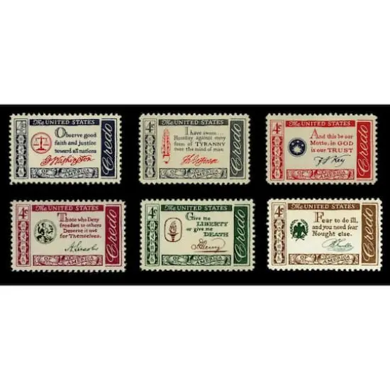 American Credo United States Postage Stamp Series {3}