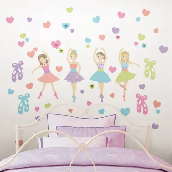 WallPops Prima Ballerina Wall Art Kit {4}