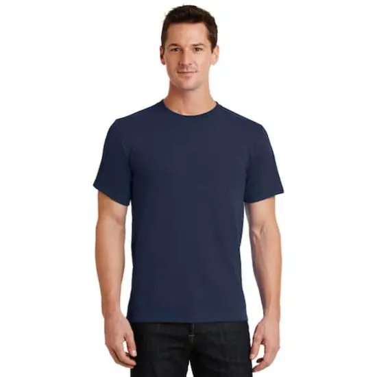 Port & Company&reg; Essential Blue Shades Adult T-Shirt Navy {4}