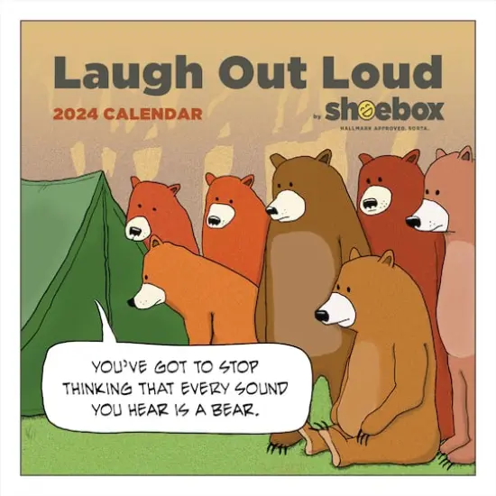 TF Publishing 2024 Laugh Out Loud Shoebox Wall Calendar {1}