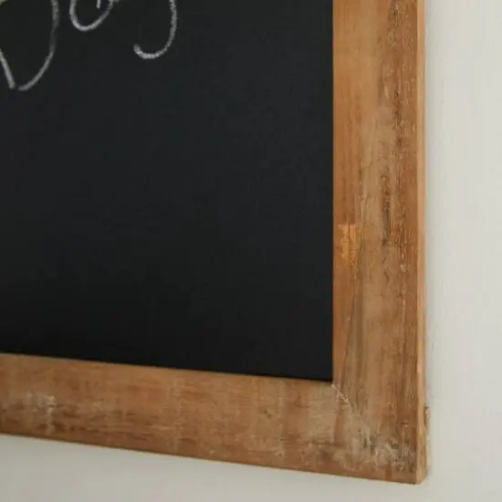 Brown Wall Mounted Chalkboard {7}