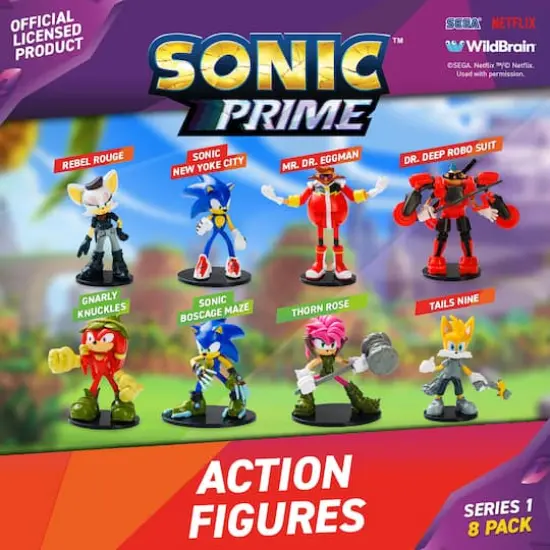 Sonic Prime 3" Action Figure Set {3}