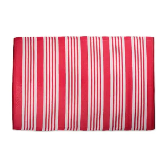 DII&reg; Coral Multi Stripe Outdoor Rug, 4ft. x 6ft. {1}