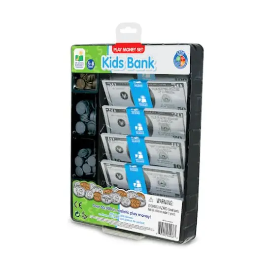 Play Money Set - Kids Bank {1}