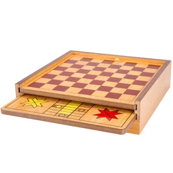 Toy Time 7-in-1 Combo Game Board & Piece Set {3}