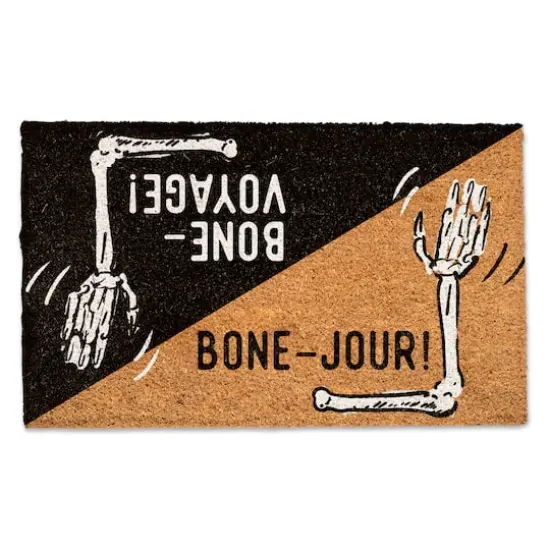Bone-Jour Bone-Voyage Doormat {1}