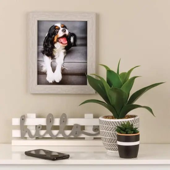 Home Light Gray Flat Frame by Studio D&eacute;cor&reg; {5}