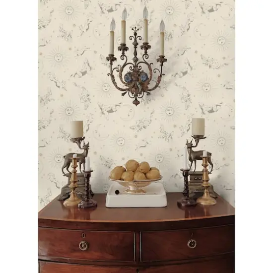 RoomMates Zodiac Dreams Linen Peel & Stick Wallpaper {3}