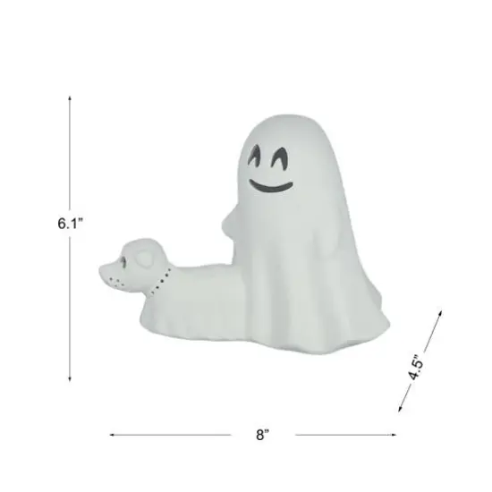 8" DIY Ceramic LED Ghost Walking Dog Décor by Make Market® {5}