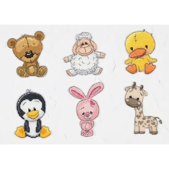 Luca-S Friends 2 Plastic Canvas Counted Cross Stitch Kit {1}