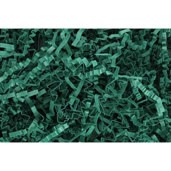 Essentials by Leisure Arts Crinkle Shred Box, 10lb. Forest Green {1}