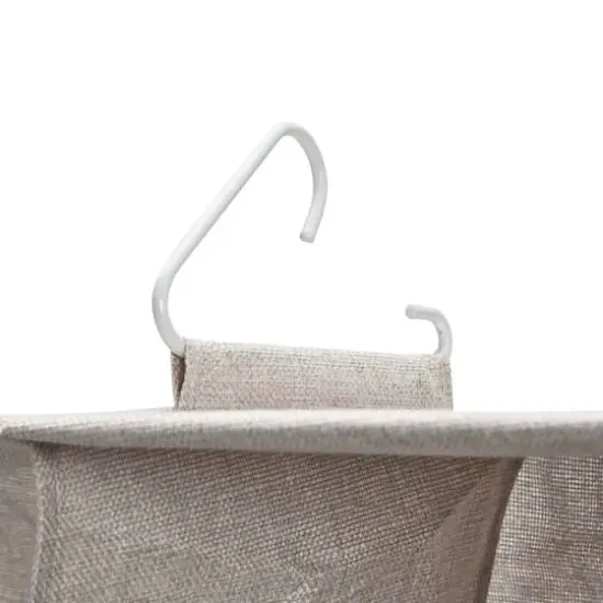 Household Essentials 19" 4-Pocket Wide Organizer Silver {7}