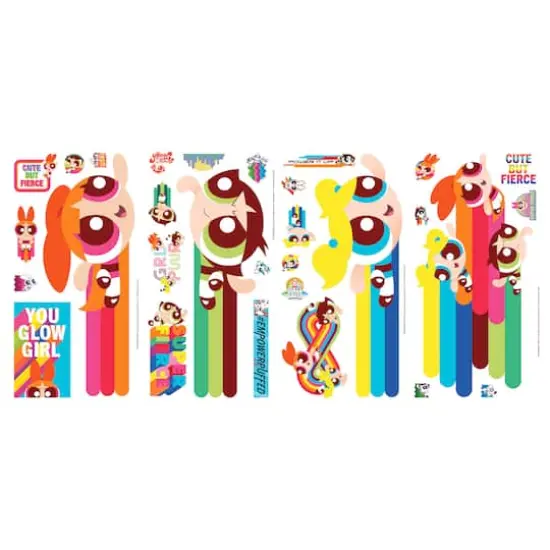 RoomMates Powerpuff Girls Peel & Stick Wall Decals {1}