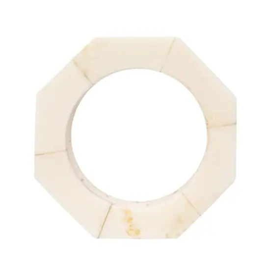 Hello Honey&reg; Cream Octagon Napkin Rings, 4ct. {5}