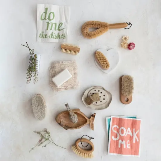 Hello Honey&reg; 6" Ivory Stoneware Soap Dish with Removable Tray {4}