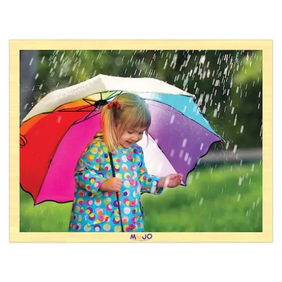 MOJO Change of Seasons Wooden 8-Puzzle Set {3}