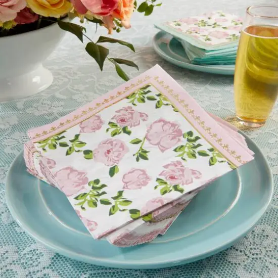 Kate Aspen&reg; Pink Tea Time Whimsy Napkins, 60ct. {4}
