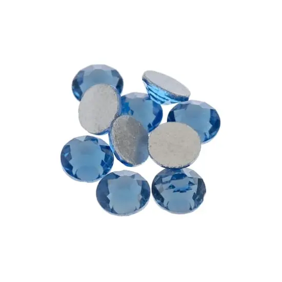 SS16 Glass Flatback Rhinestones by Bead Landing&trade; Light Sapphire {3}