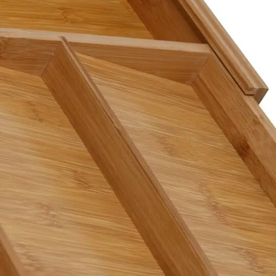 Honey Can Do Natural Adjustable Bamboo Drawer Organizer {6}