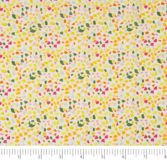 SINGER Yellowparty Confetti Cotton Fabric {4}