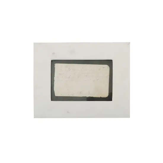 Hello Honey&reg; Turn of the Century White Marble 4" x 6" Tabletop Frame {4}