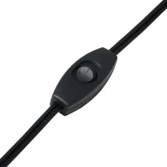 Hello Honey&reg; 20.5" Natural and Black Modern Rattan and Wood Table Lamp with Black Jute Shade {7}