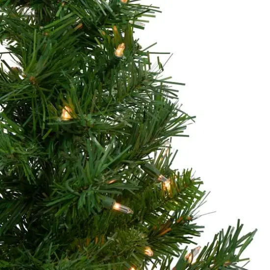 2ft. Pre-Lit Royal Pine Artificial Christmas Tree, Clear Lights {3}