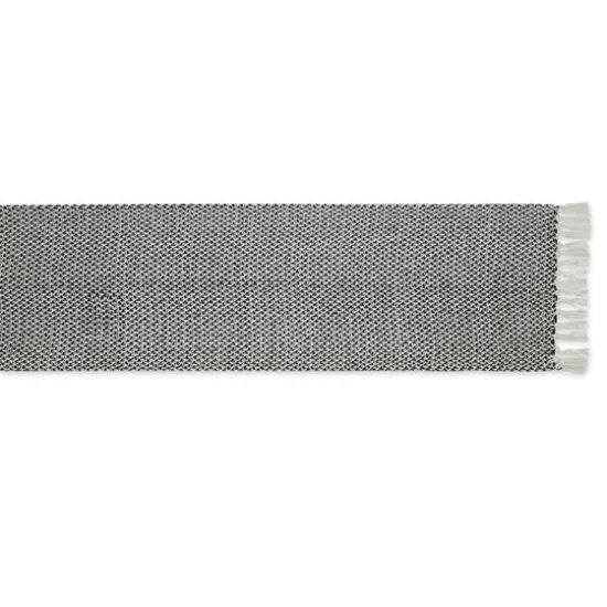 DII&reg; 72" Woven Table Runner Black {4}