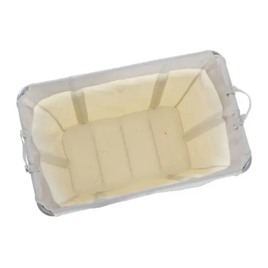 Household Essentials 30.5" Commercial Laundry CartSilver Handles {7}