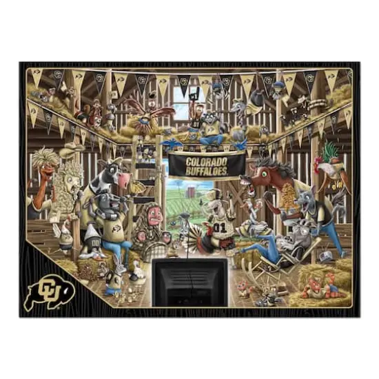 College Barnyard Fans 500 Piece Puzzle Colorado Buffaloes {5}