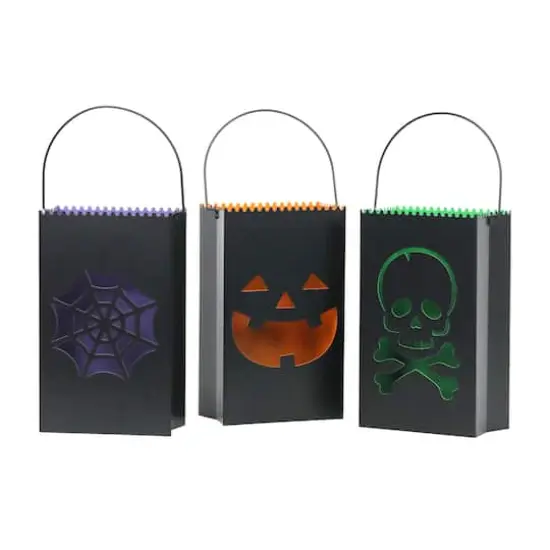 Assorted 9" Halloween Tabletop Metal Tealight Lantern, 1pc. by Ashland&reg; {1}