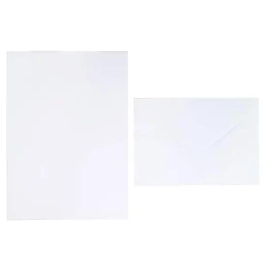 White Gatefold Cards & Envelopes by Recollections&trade;, 5" x 7" {3}