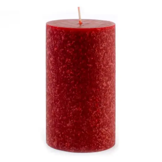 Root Candles Timberline™ 4" x 6" Unscented Pillar Candle Garnet {1}
