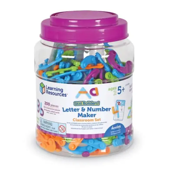 Learning Resources Letter & Number Maker Classroom Set {7}