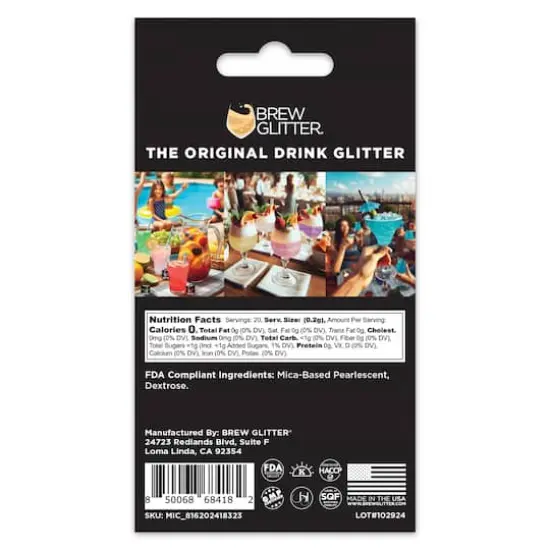 Bakell&reg; Brew Glitter&reg; Edible Drink Glitter Clear {6}