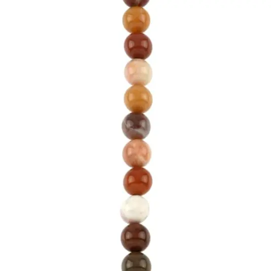 Multicolor Wood Round Beads, 8mm by Bead Landing&trade; {1}