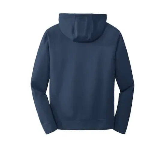 Port & Company&reg; Performance Fleece Pullover Hooded Adult Sweatshirt Deep Navy {4}