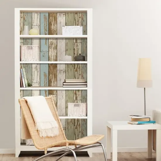 NuWallpaper Old Salem Vintage Wood Peel & Stick Wallpaper {6}