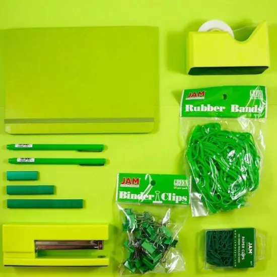 JAM Paper Complete Desk Kit Green {5}