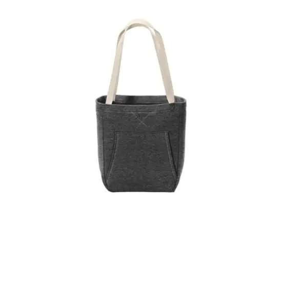 Port & Company® Core Fleece Sweatshirt Tote Dark Heather Grey {1}