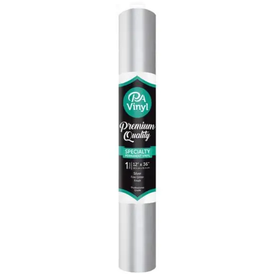 PA Vinyl Brushed Silver Specialty Permanent Vinyl {1}
