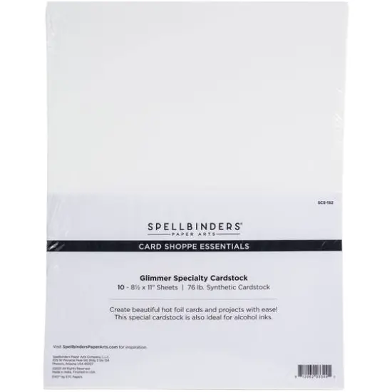 Spellbinders Glimmer Specialty Cardstock 8.5" x 11" 10 ct.  {1}