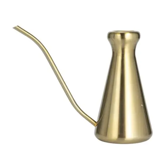 Hello Honey&reg; 11" Brass Finish Stainless Steel Watering Can {7}
