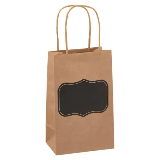 8.5" Black Label Paper Bag Value Pack by Celebrate It&trade; {1}